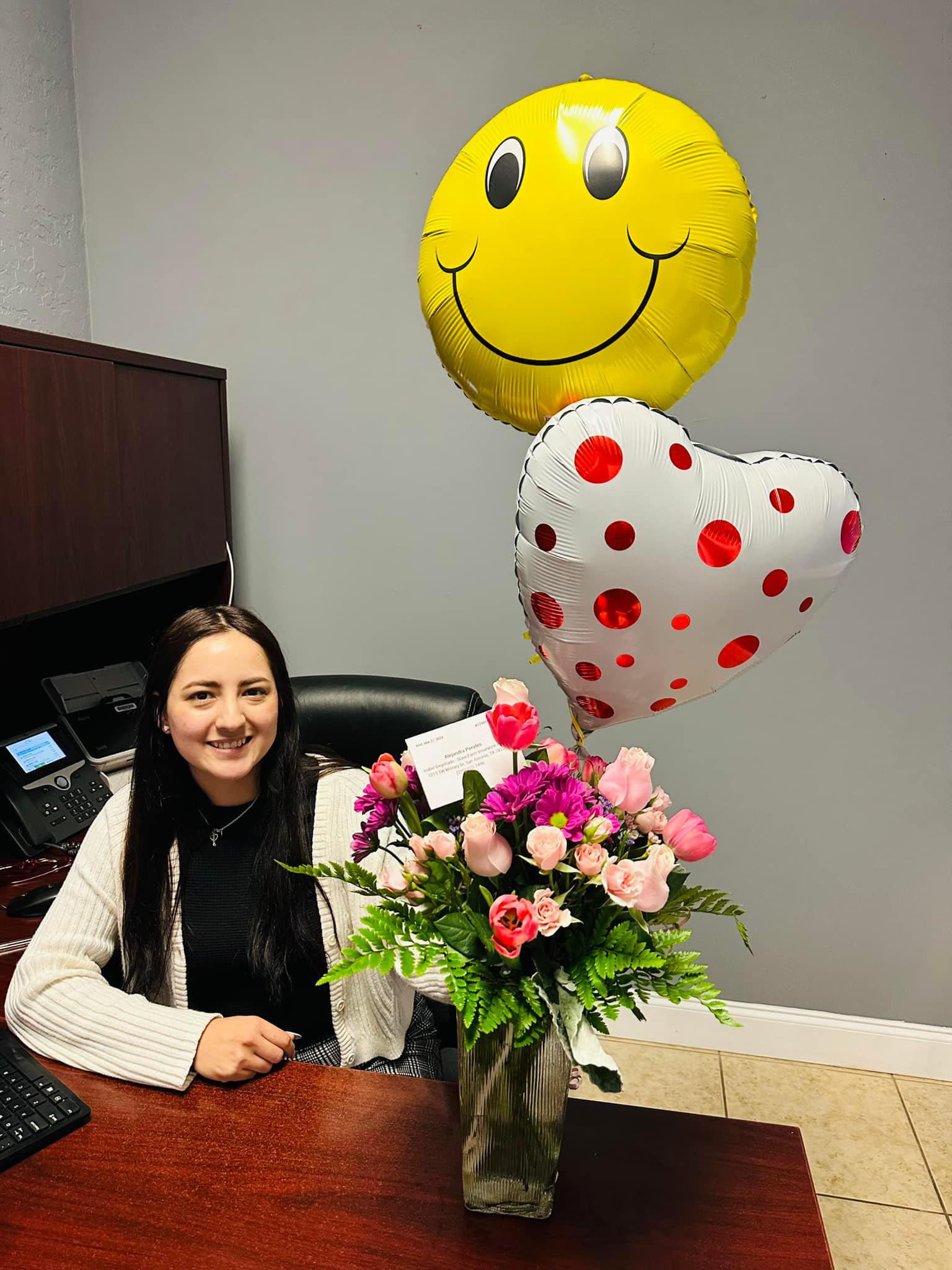Congratulations Alejandra on your 1 year anniversary with our organization. It is a blessing to have Isabel Degollado - State Farm Insurance Agent San Antonio (210)438-5826