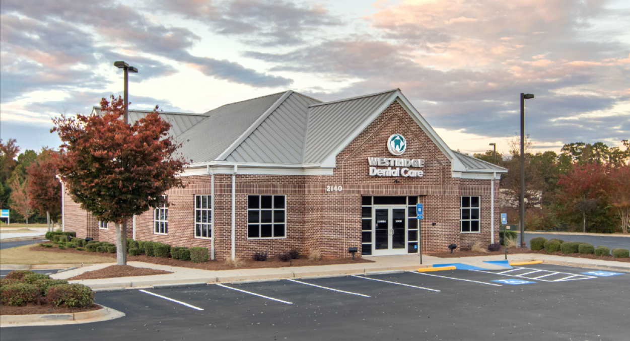 Front of office, Westridge Dental Care. Dentist in McDonough, GA. 
