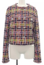 シャネル CHANEL ノーカラージャケット