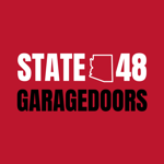 State 48 Garage Doors Logo