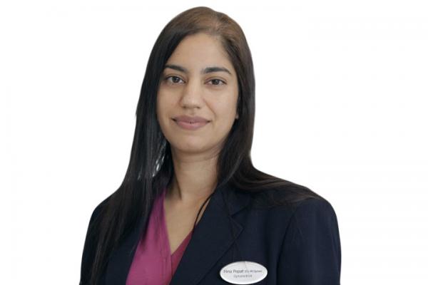Hina Popat, Ophthalmic Director in our Leicester Gipsy Lane store