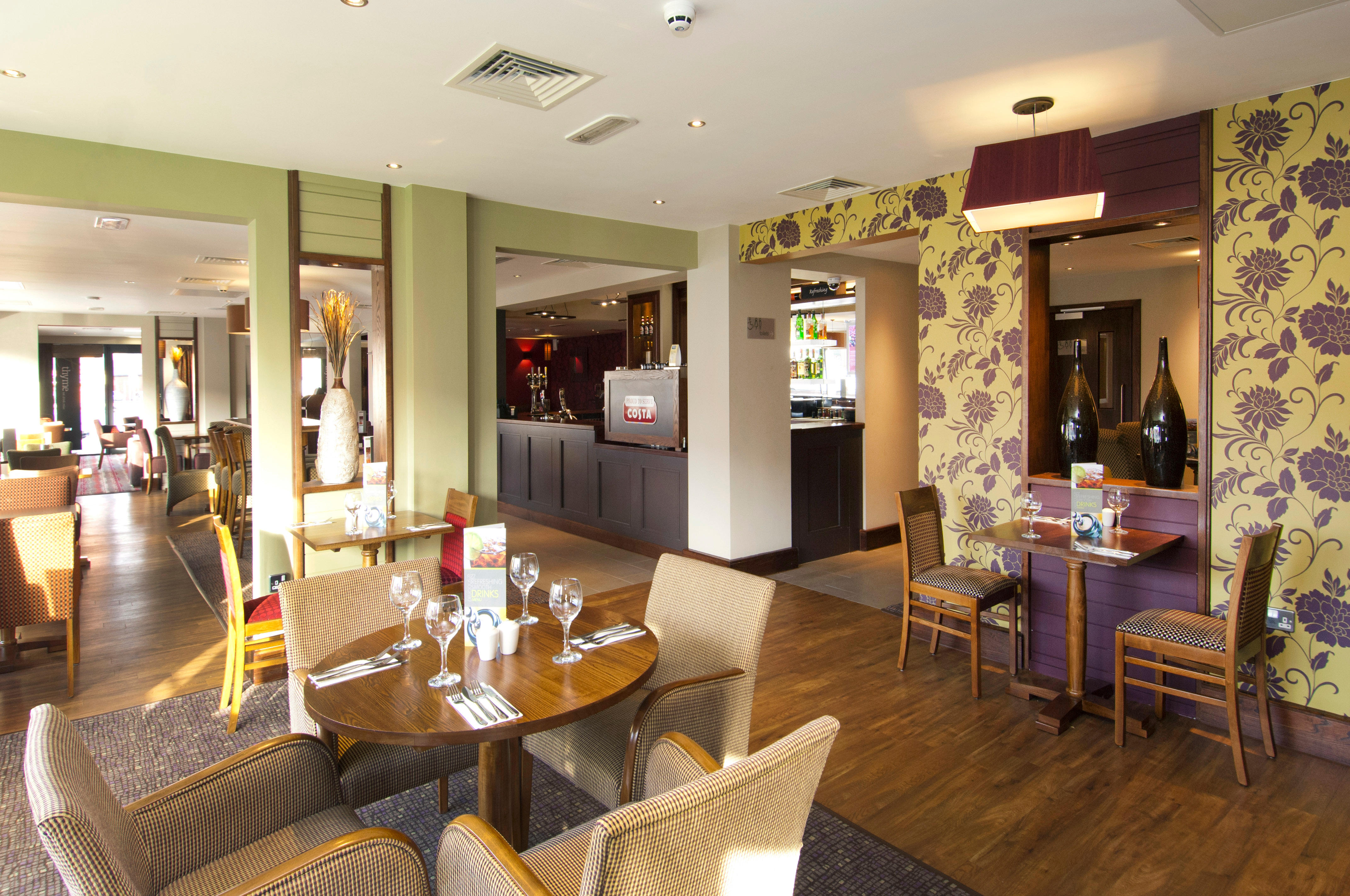 Thyme restaurant Premier Inn Loughborough hotel Loughborough 03333 219242