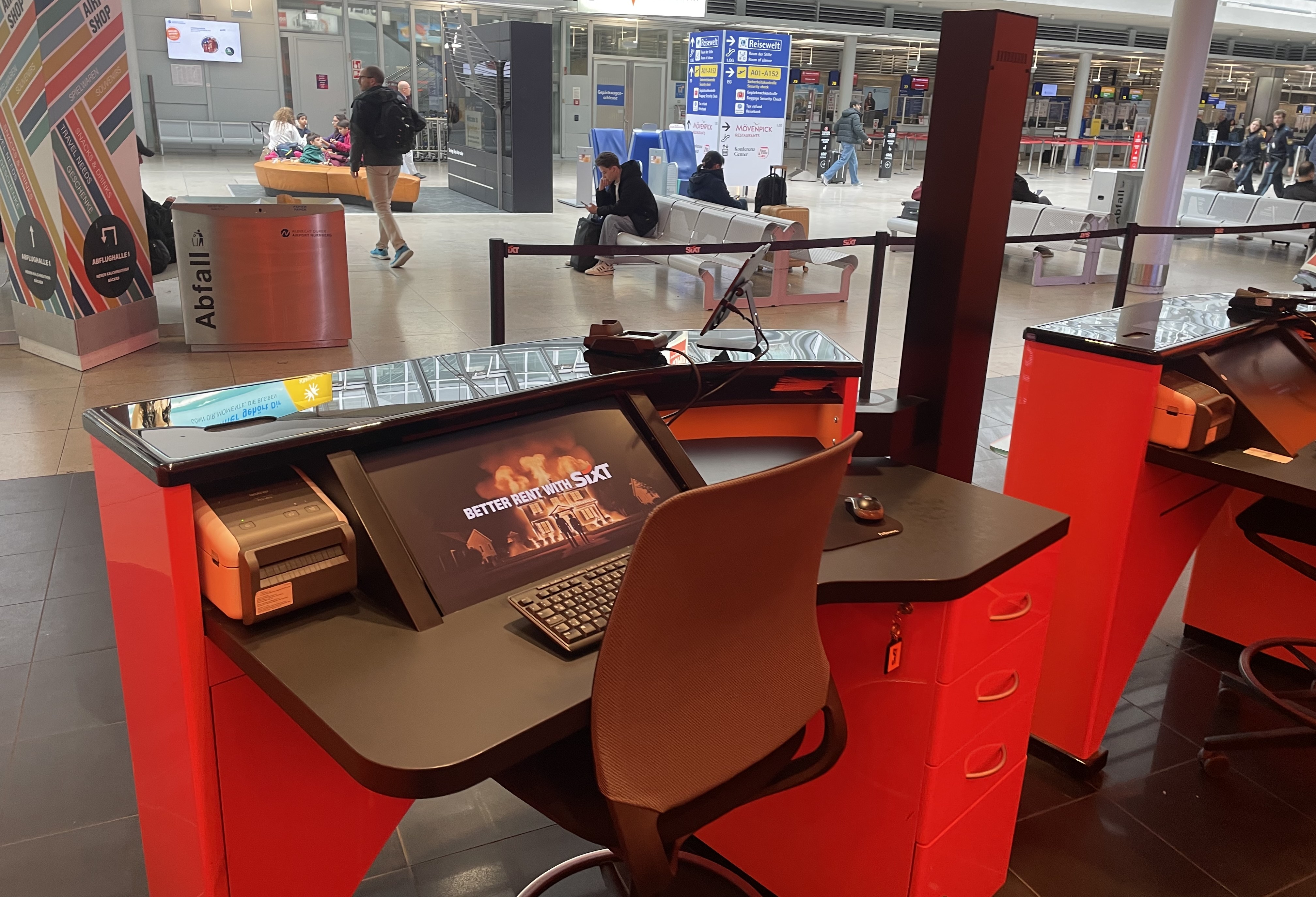 SIXT Autovermietung Nürnberg Flughafen, Flughafenstr./Mietwagenzentrum in Nürnberg