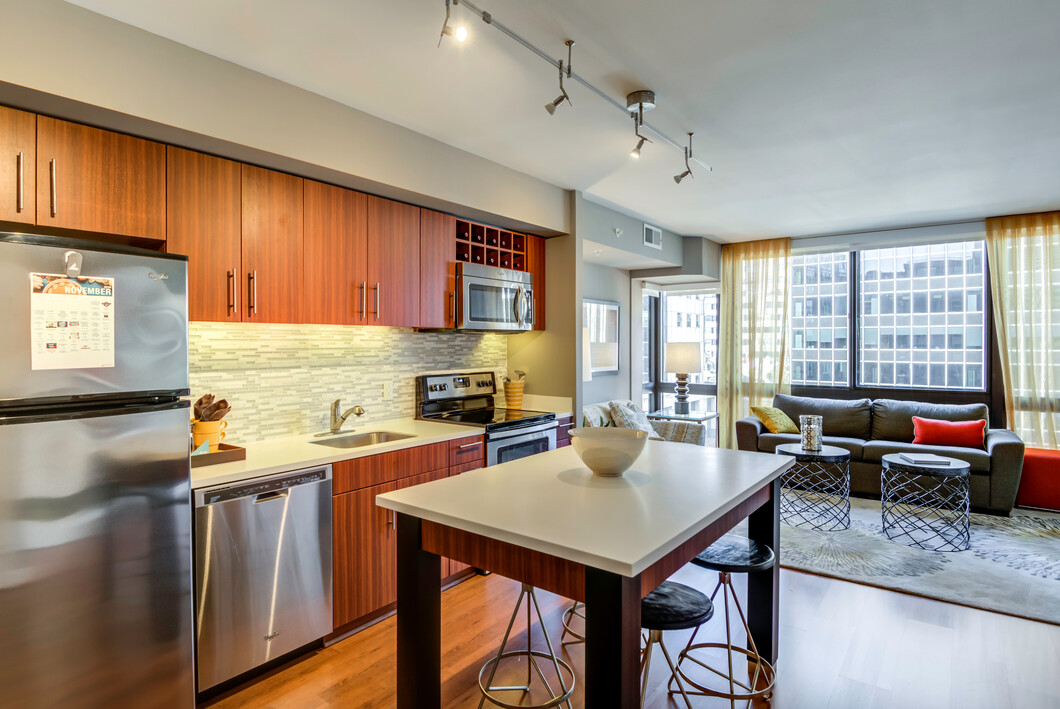 Stylish Granite Counters Create a Luxe Cooking Experience