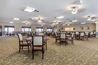 Brookdale Farmers Branch dining room