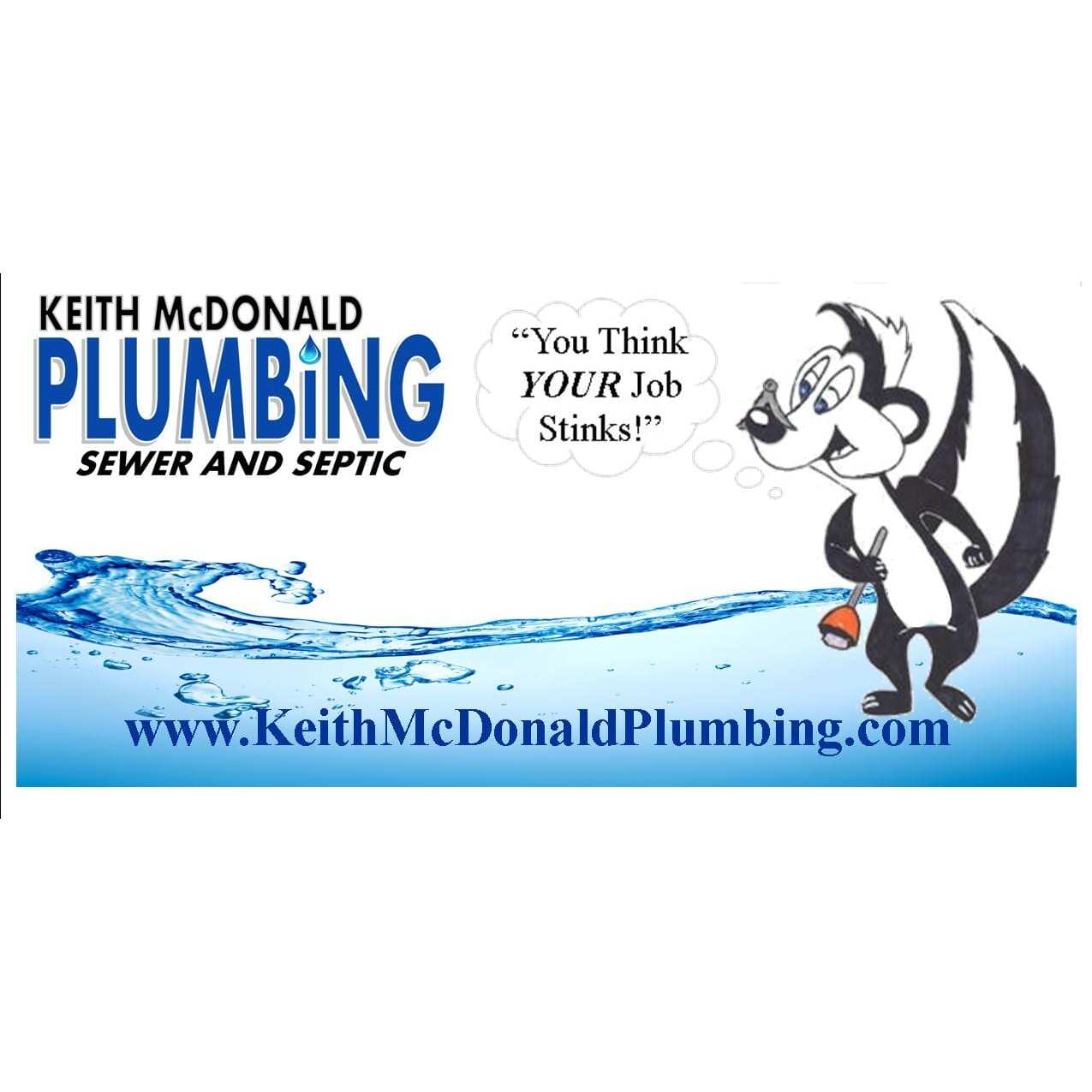 Keith McDonald Plumbing Sewer & Septic Logo