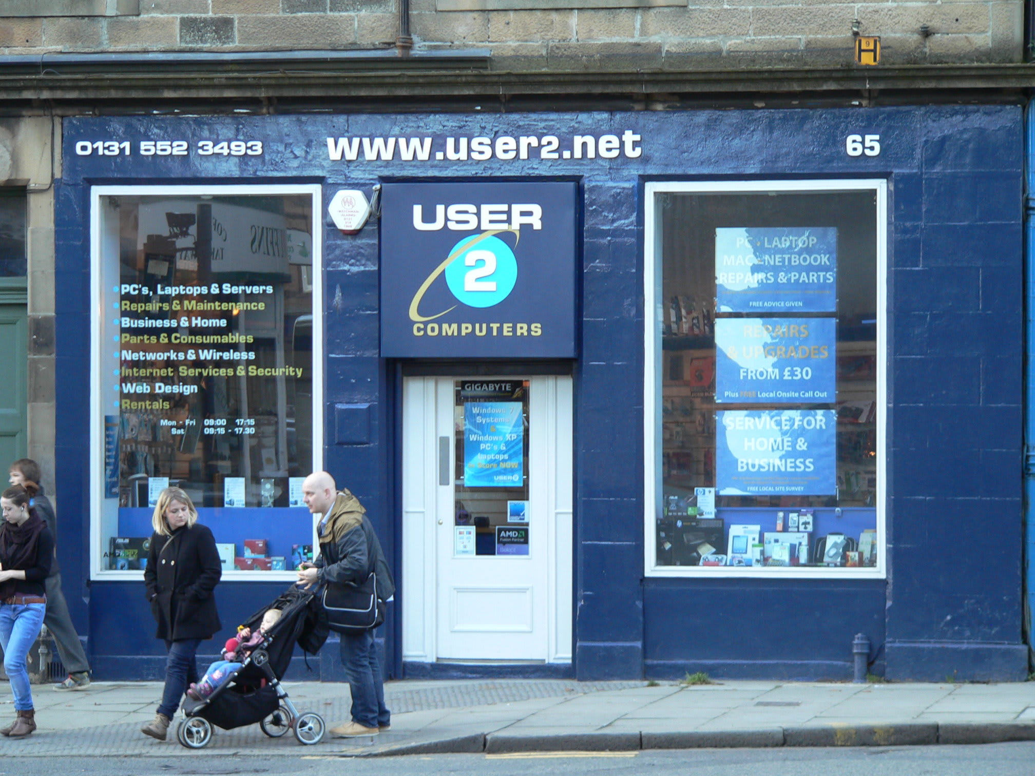User 2 Computers Edinburgh 01315 523493