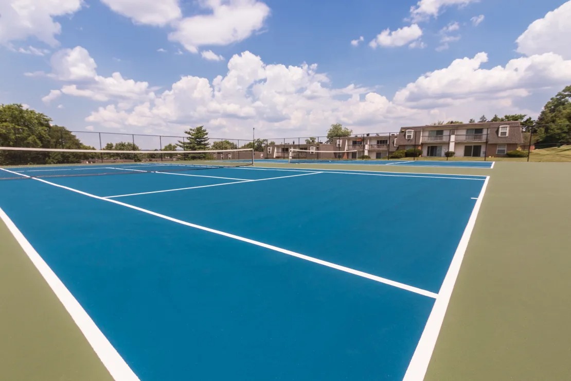 Four Tennis Courts
