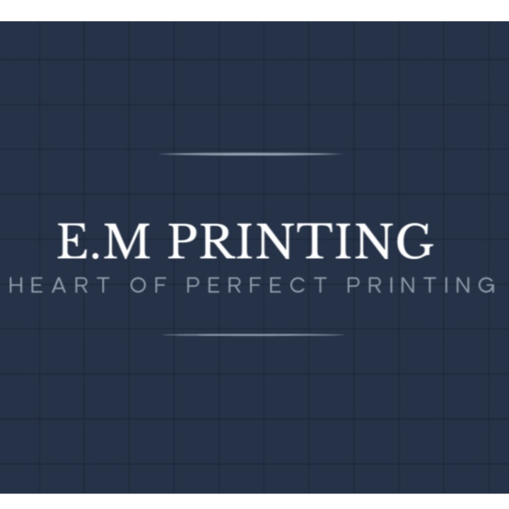 E M Printing Wales Logo