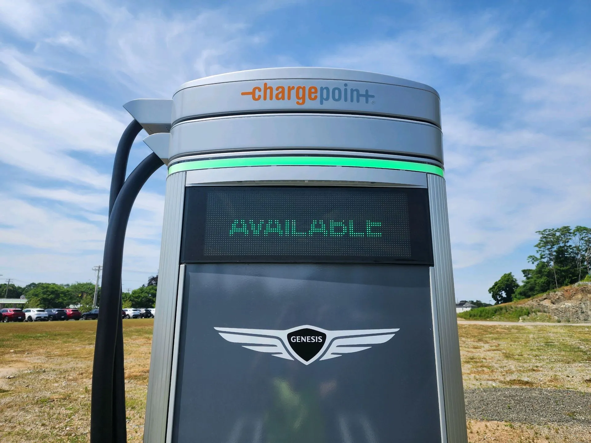 EV charging station installed by Earthlight Technologies