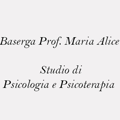 Baserga Prof. Maria Alice - Studio di Psicologia e Psicoterapia Logo