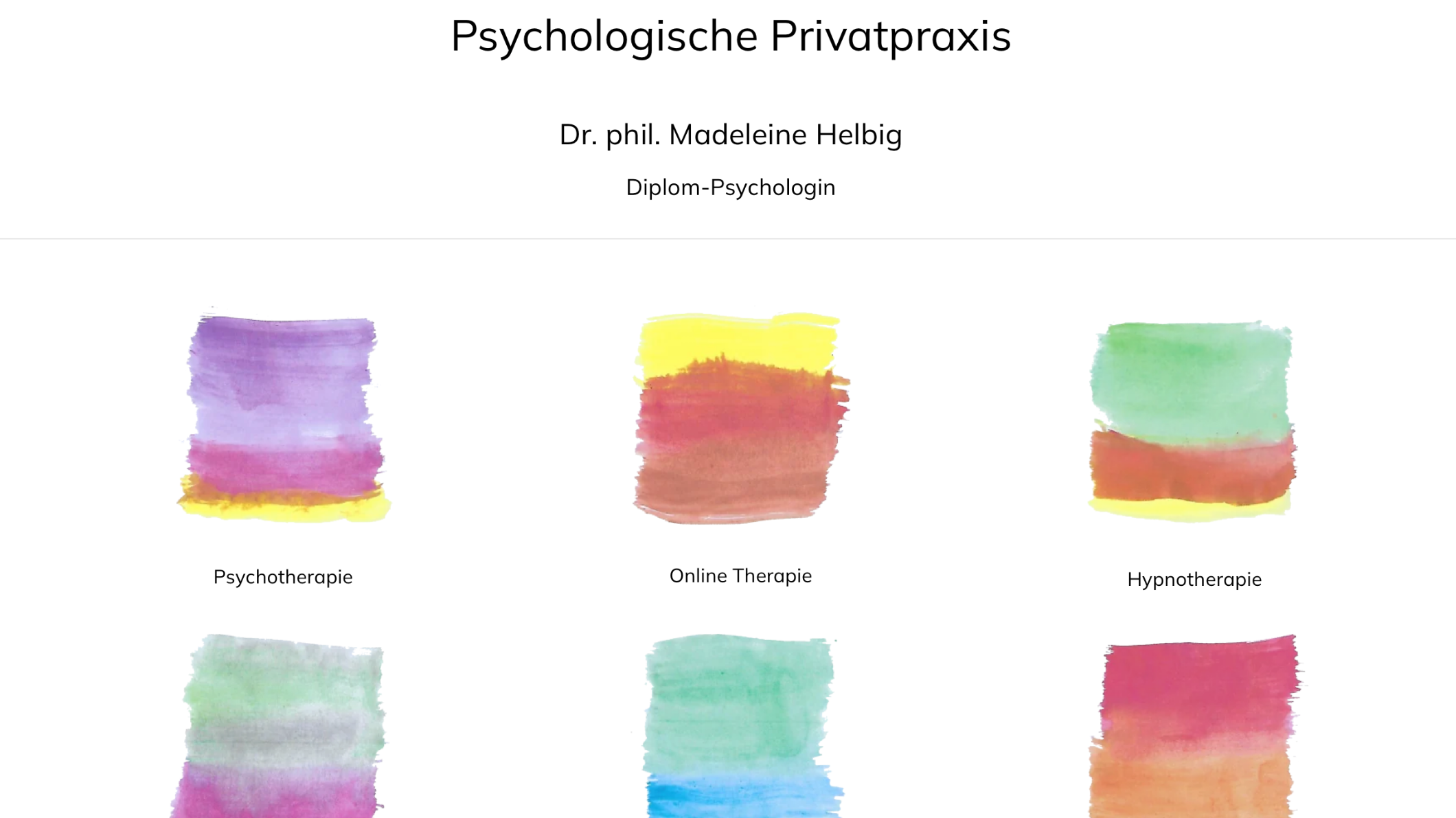 Dr. Madeleine Helbig, Diplom-Psychologin - Traumatherapie mit Hypnose, Psychologische Online-Therapie in Berlin - Logo