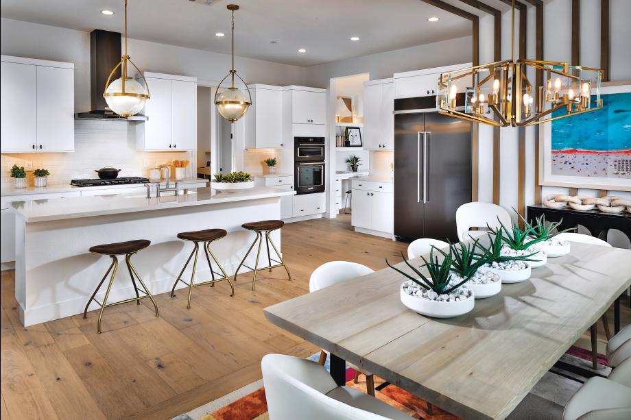 Gourmet kitchen with ample storage 