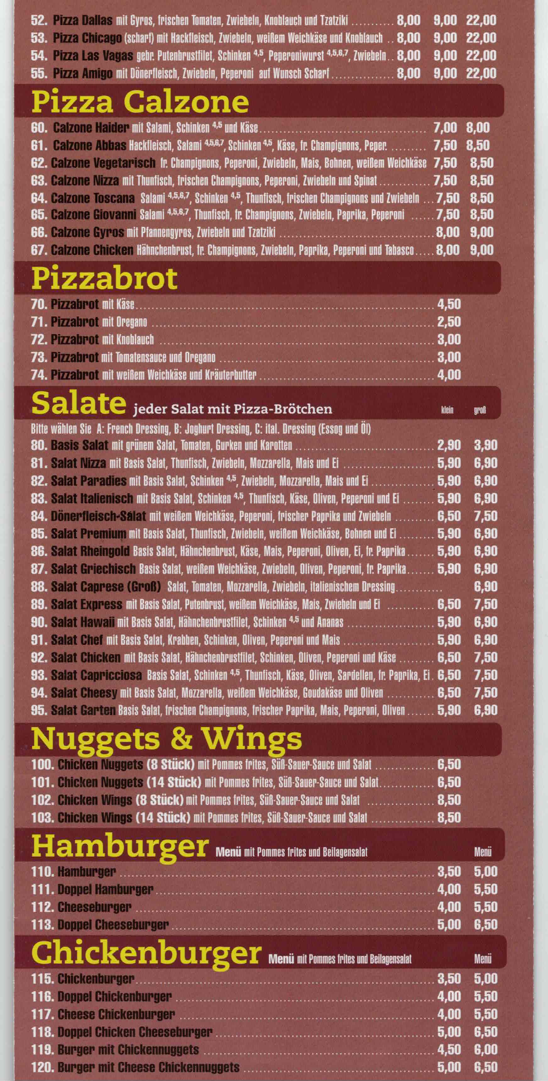 Pizzeria - Abbas Pizza - Lieferservice, Friedrich-Ebert-Straße 58 in Schwalmstadt