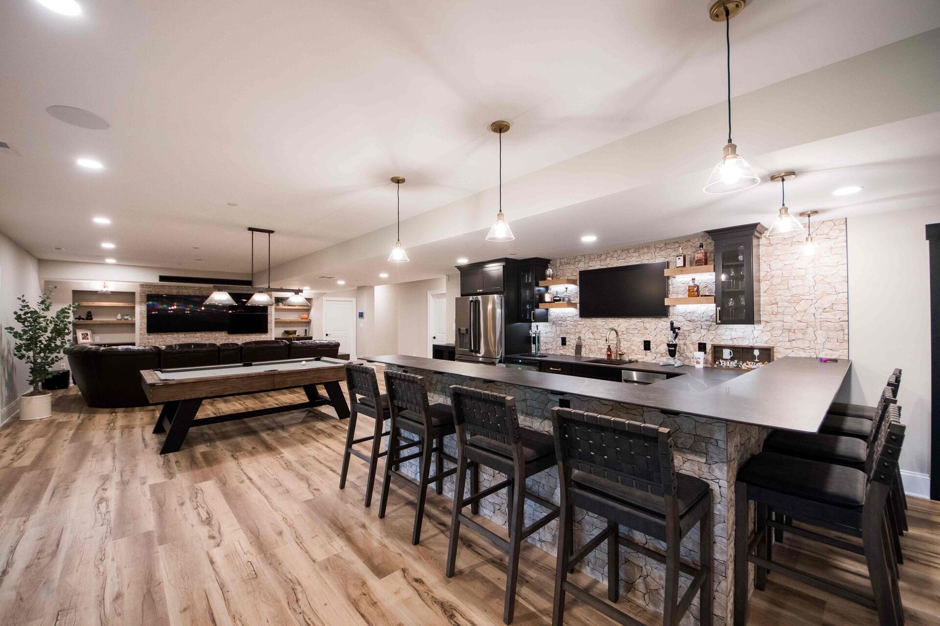 High-end basement finishing and remodeling services in Maryland, Northern Virginia (NOVA) and Washington DC. Where top-notch quality meets endless possibilities.