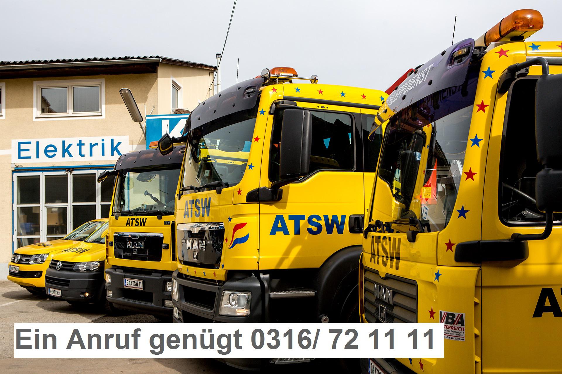 ATSW Franz Wuthe Top Service | 24h Pannendienst | 24h Abschleppdienst | Transportservice | KFZ Werkstatt | Nachtnotdienst, Triester Straße 25 in Graz