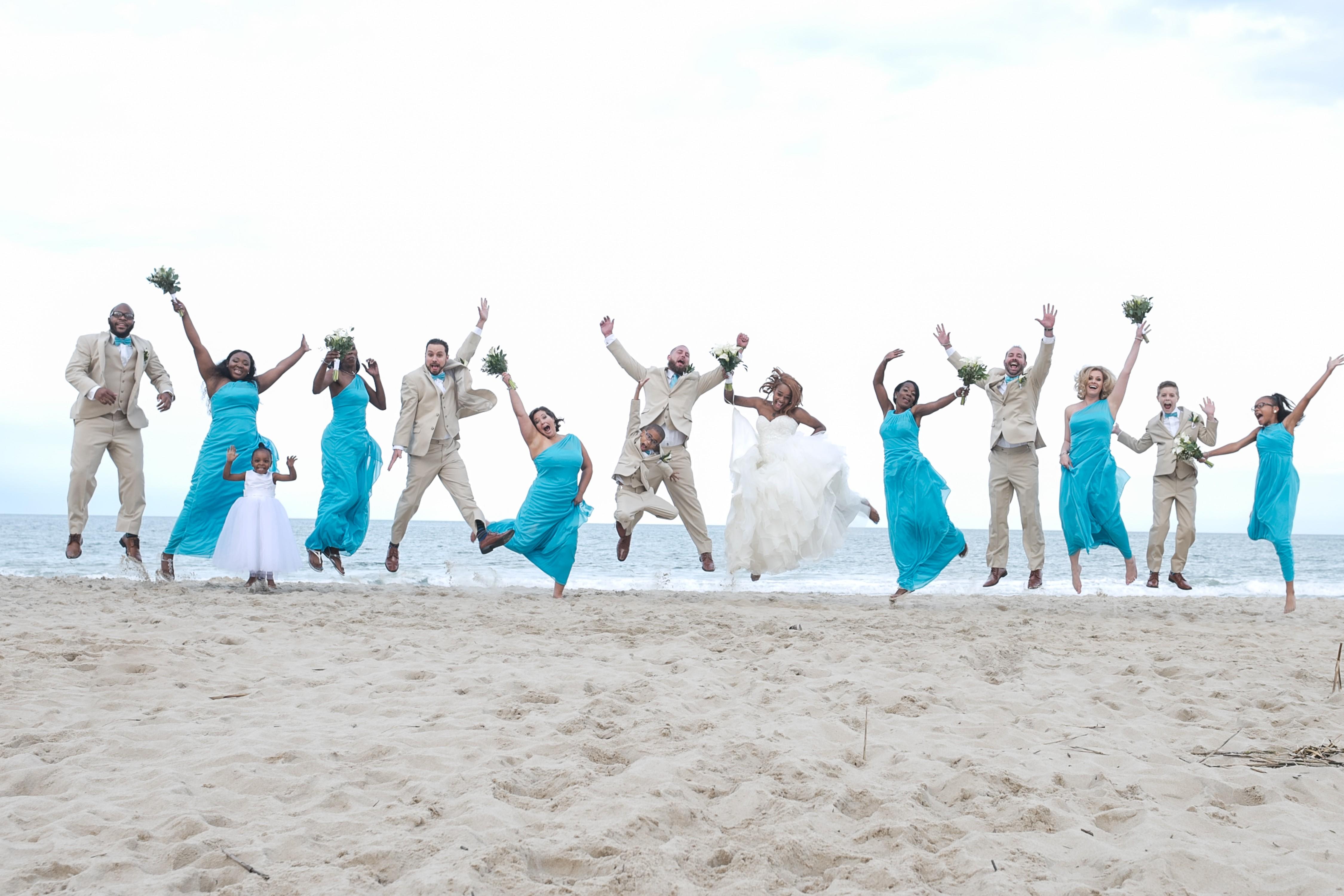 Barefoot Beach Bride Photo