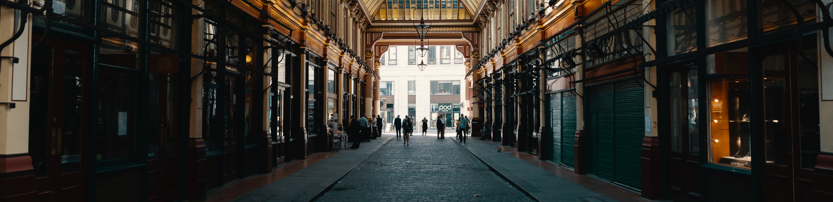 A European galleria.
