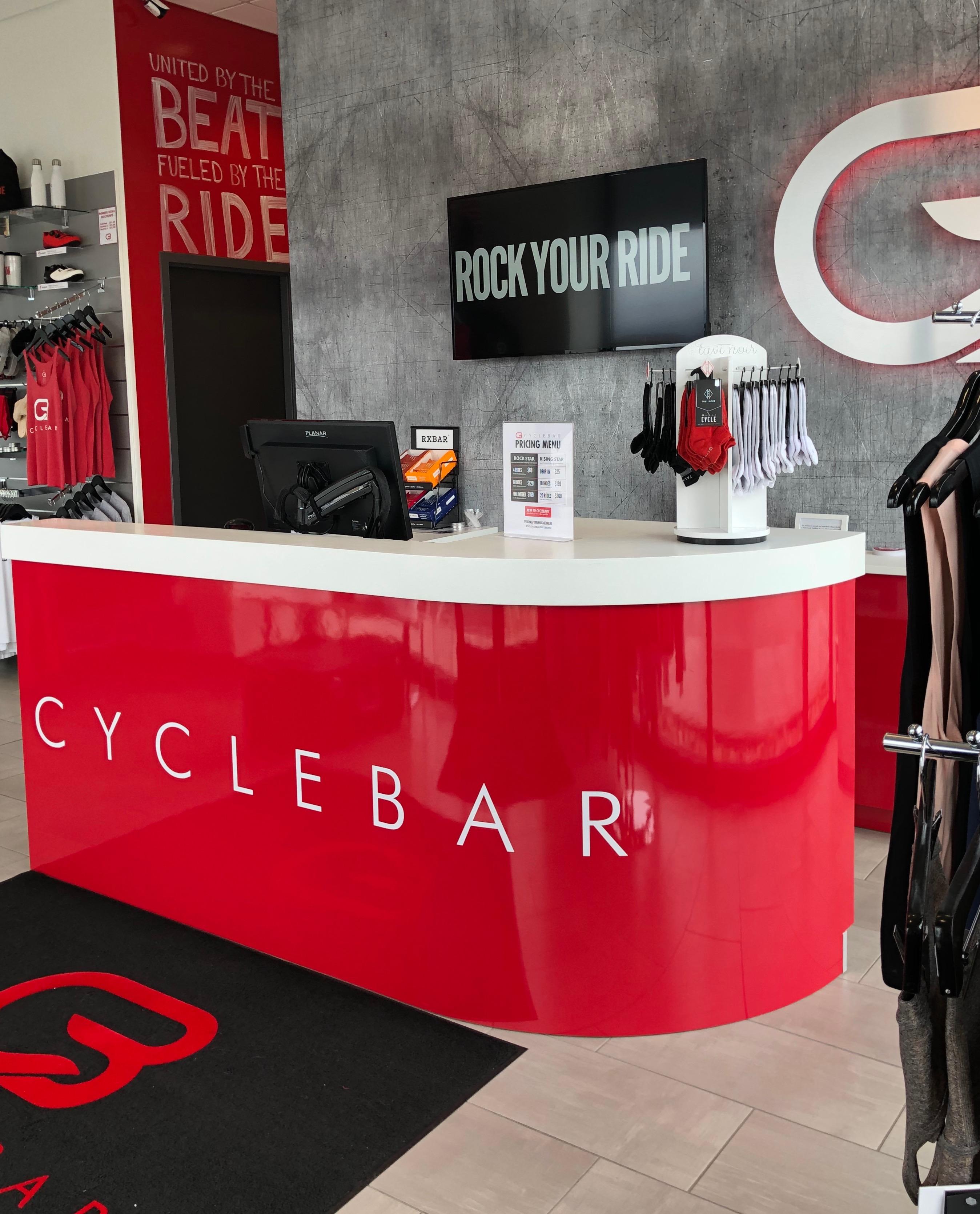 CycleBar SoJo Front Desk
