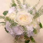 Hochzeit weiße riesen rose - Blütenkorb München