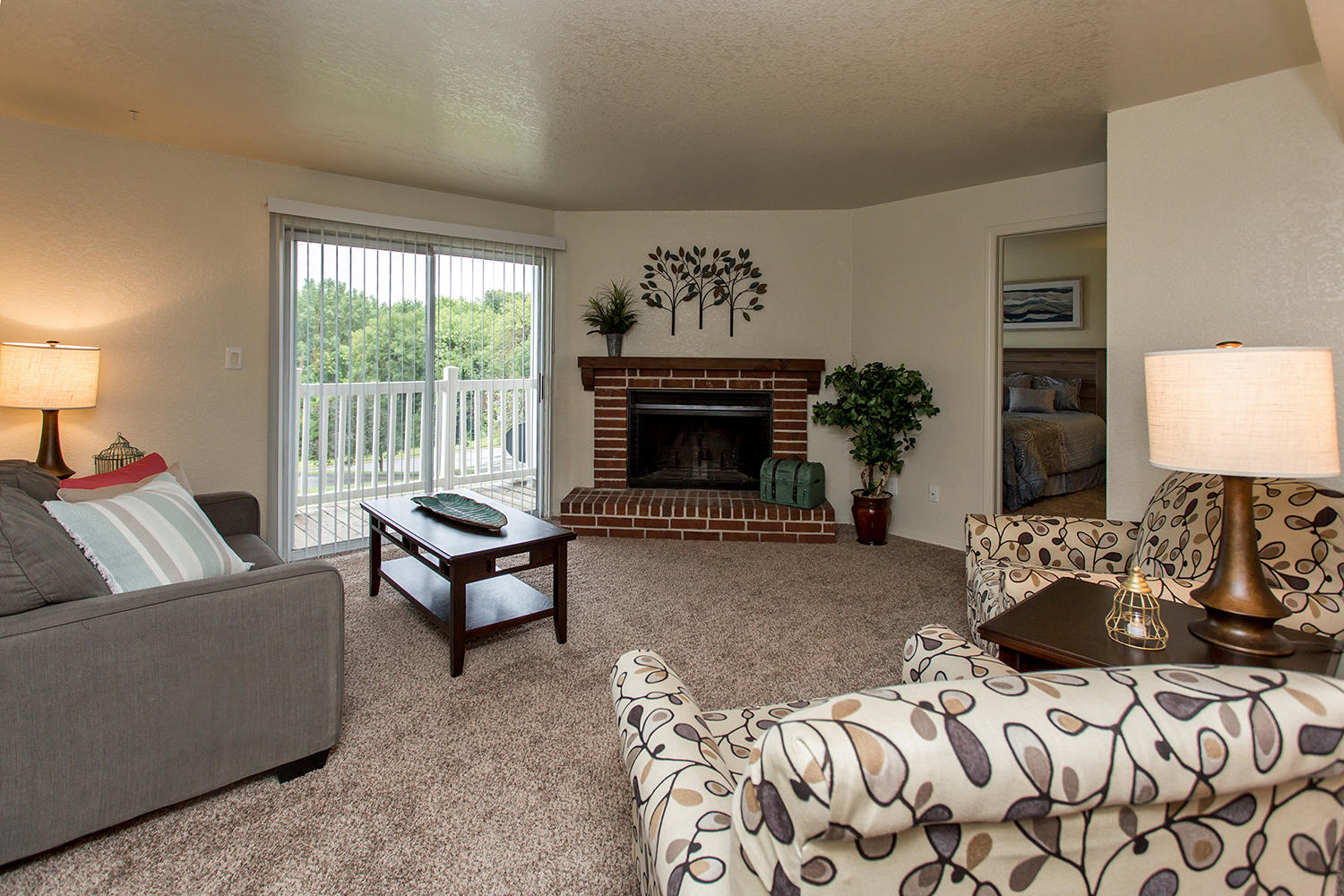 Fireplace in Living Room