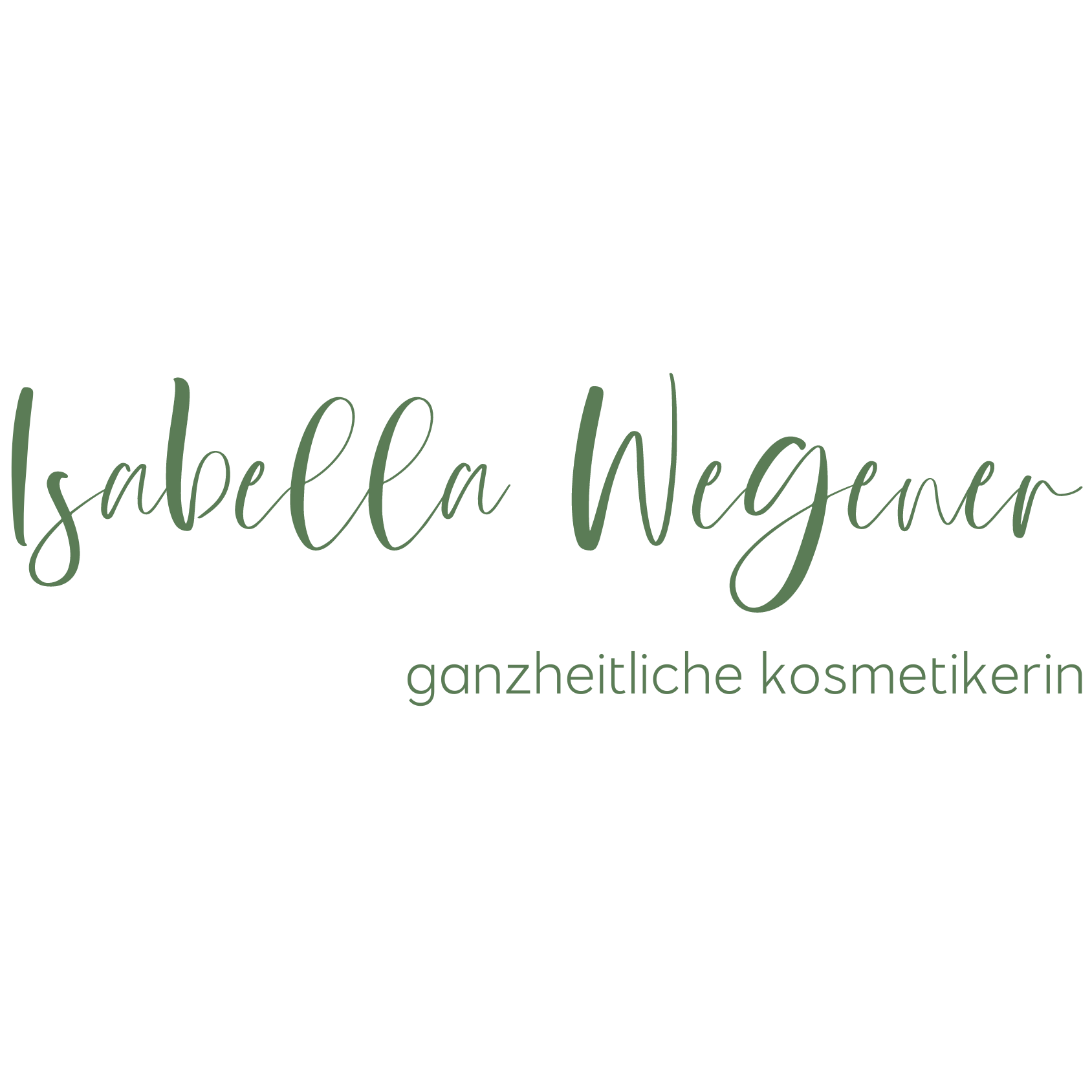 Logo Ganzheitliche Kosmetikerin Isabella Wegener, Haut-Energetikerin, Haut- und Seelenpflege in Obermeitingen in Bayern zwischen Augsburg, München und Landsberg am Lech.