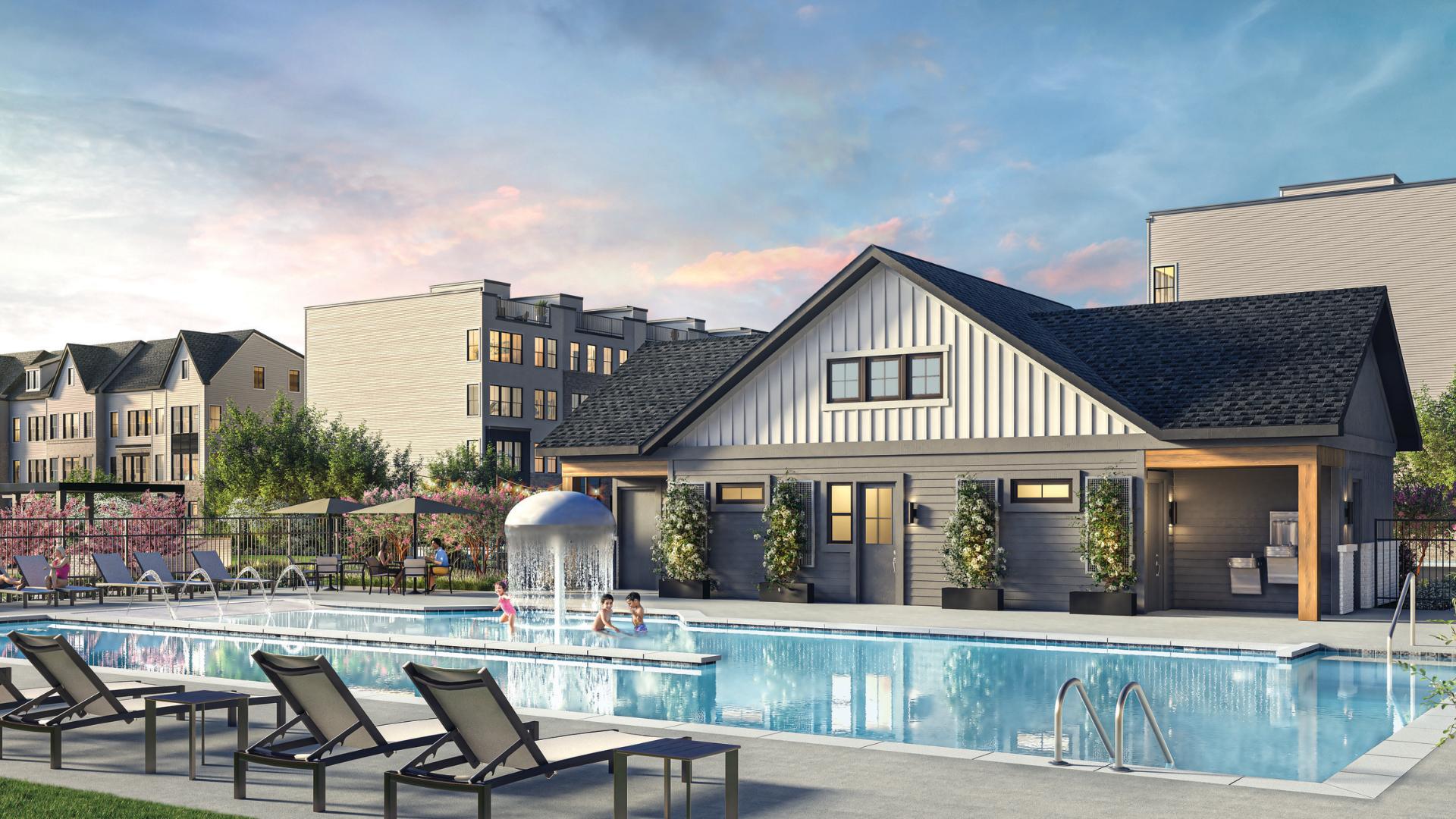 Future resort-style community pool