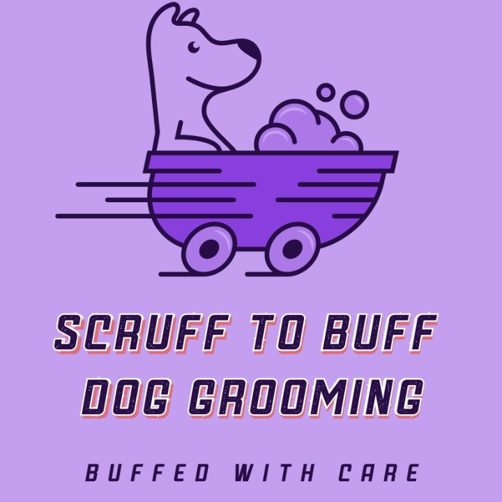 Scruff To Buff Dog Grooming Logo