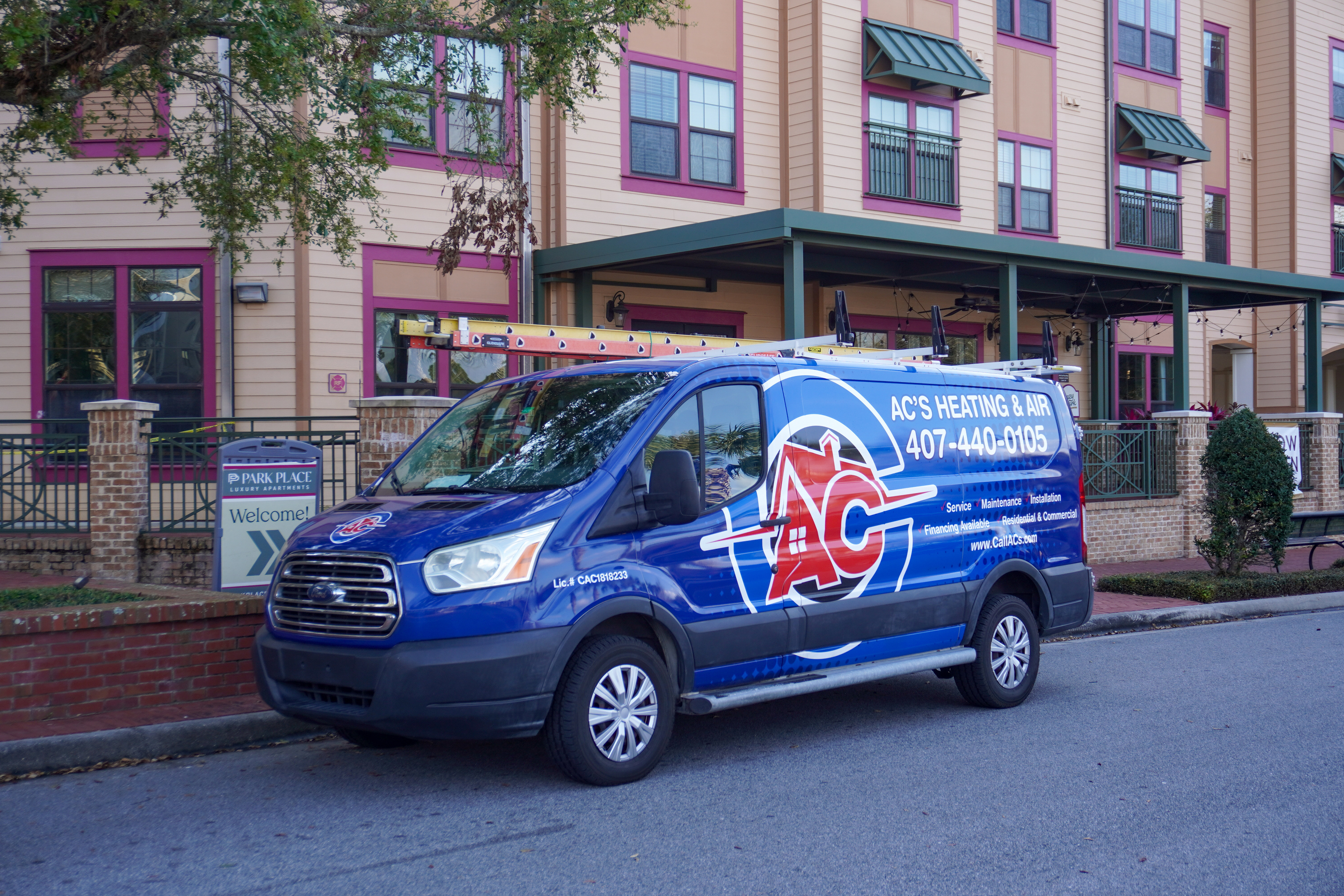 AC's Heating & Air van