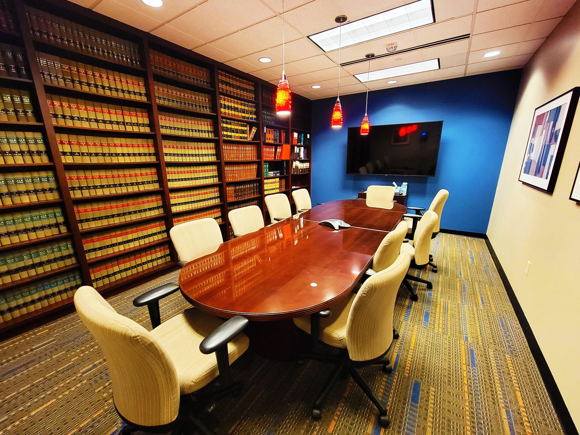 Conference room at our Milwaukee office Hupy and Abraham, S.C. Milwaukee (414)223-4800