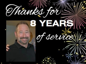 Our claims guy is better than yours! Thanks Jeff Floyd for 8 years of service to the office. You are the best when it comes to taking care of our customer's claims and concerns.