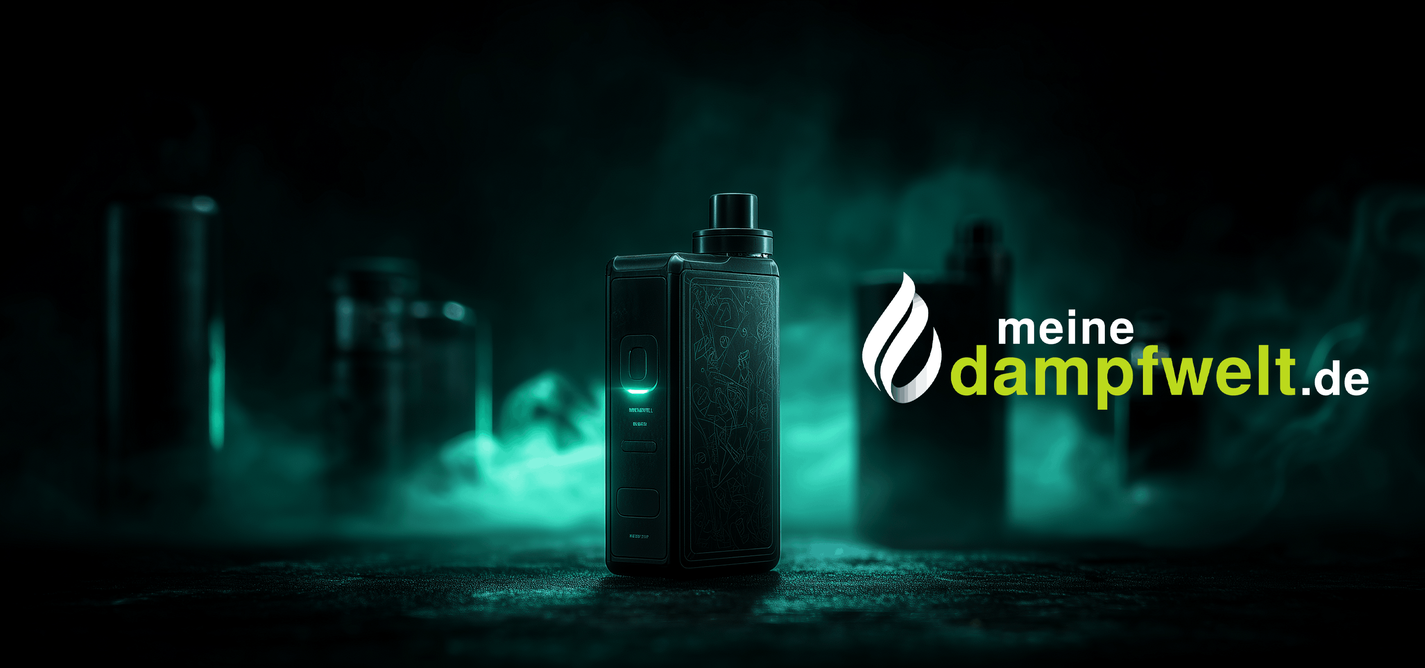 Meine Dampfwelt - E-Zigarette Vape Gerät im Rauch  …