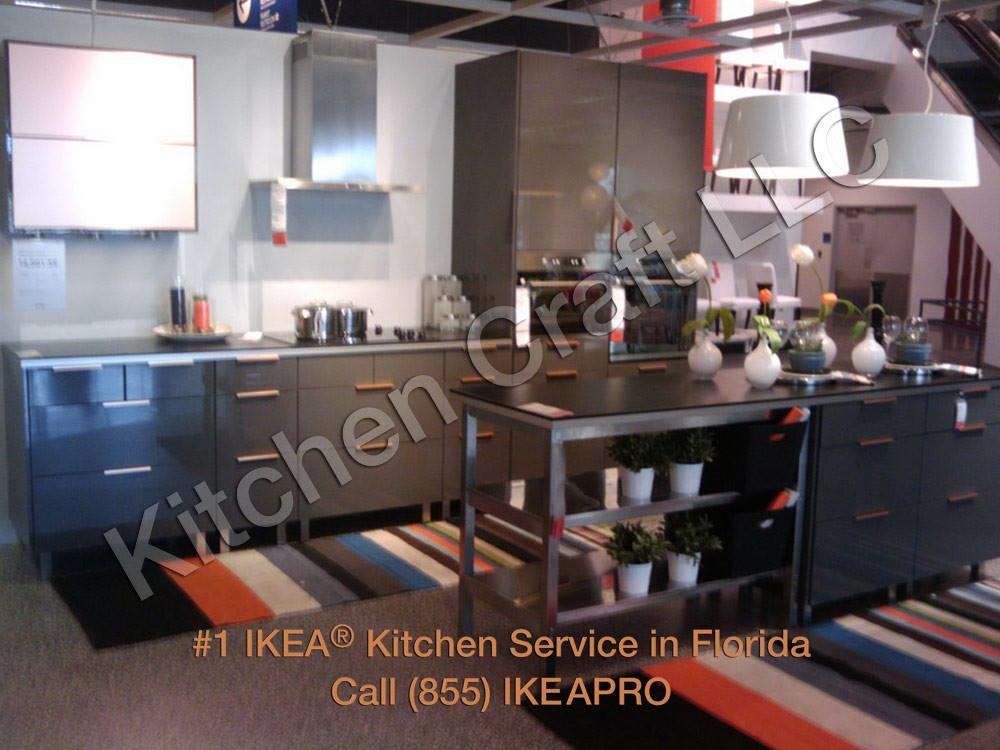 Ikea Kitchen Cabinet Assembly and Installation, Orlando IKEA Store display by Kitchen Craft LLC