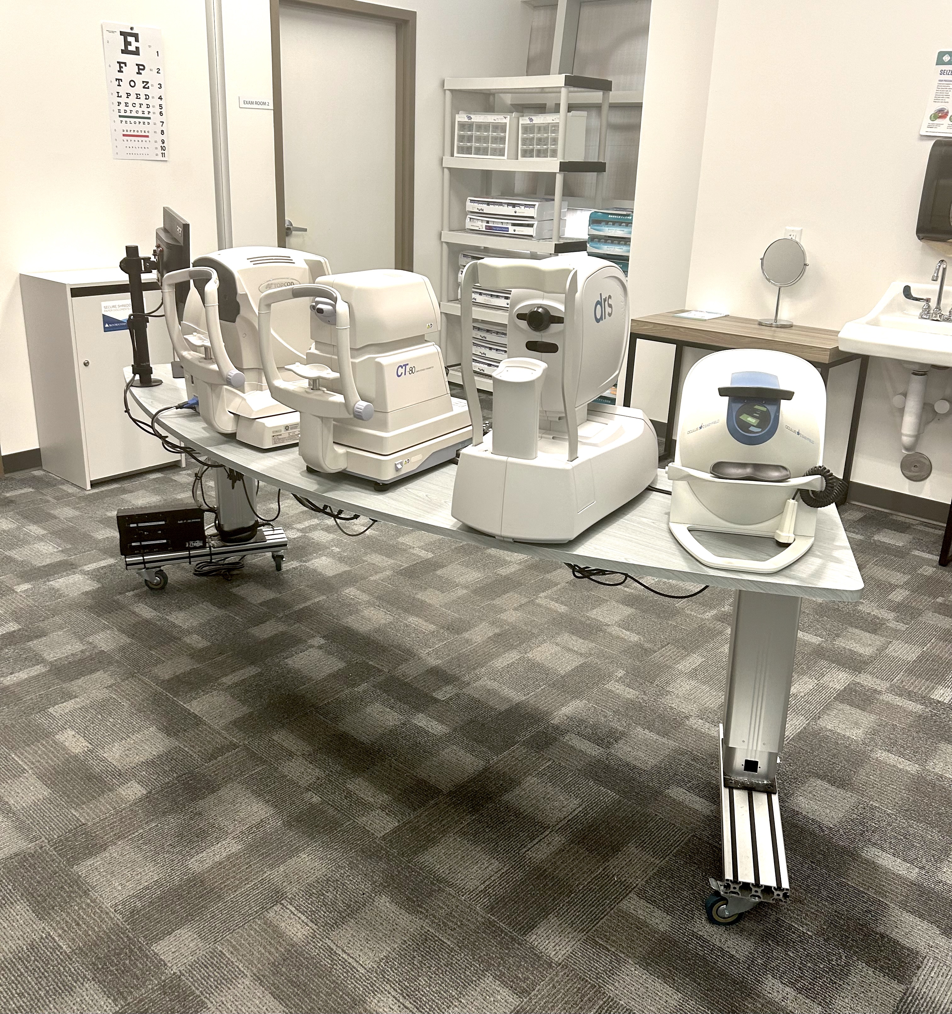 Eye Exam Room at Stanton Optical Store Arlington TX 76011