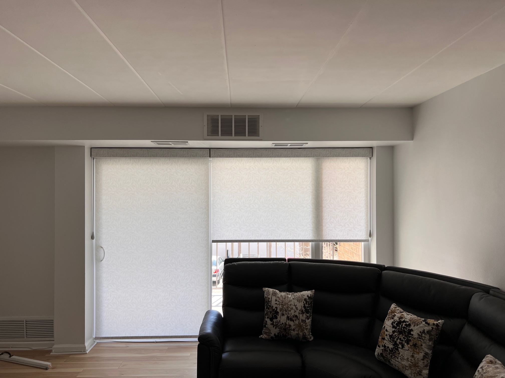 Add a graphic design to your roller shade to enhance your space!