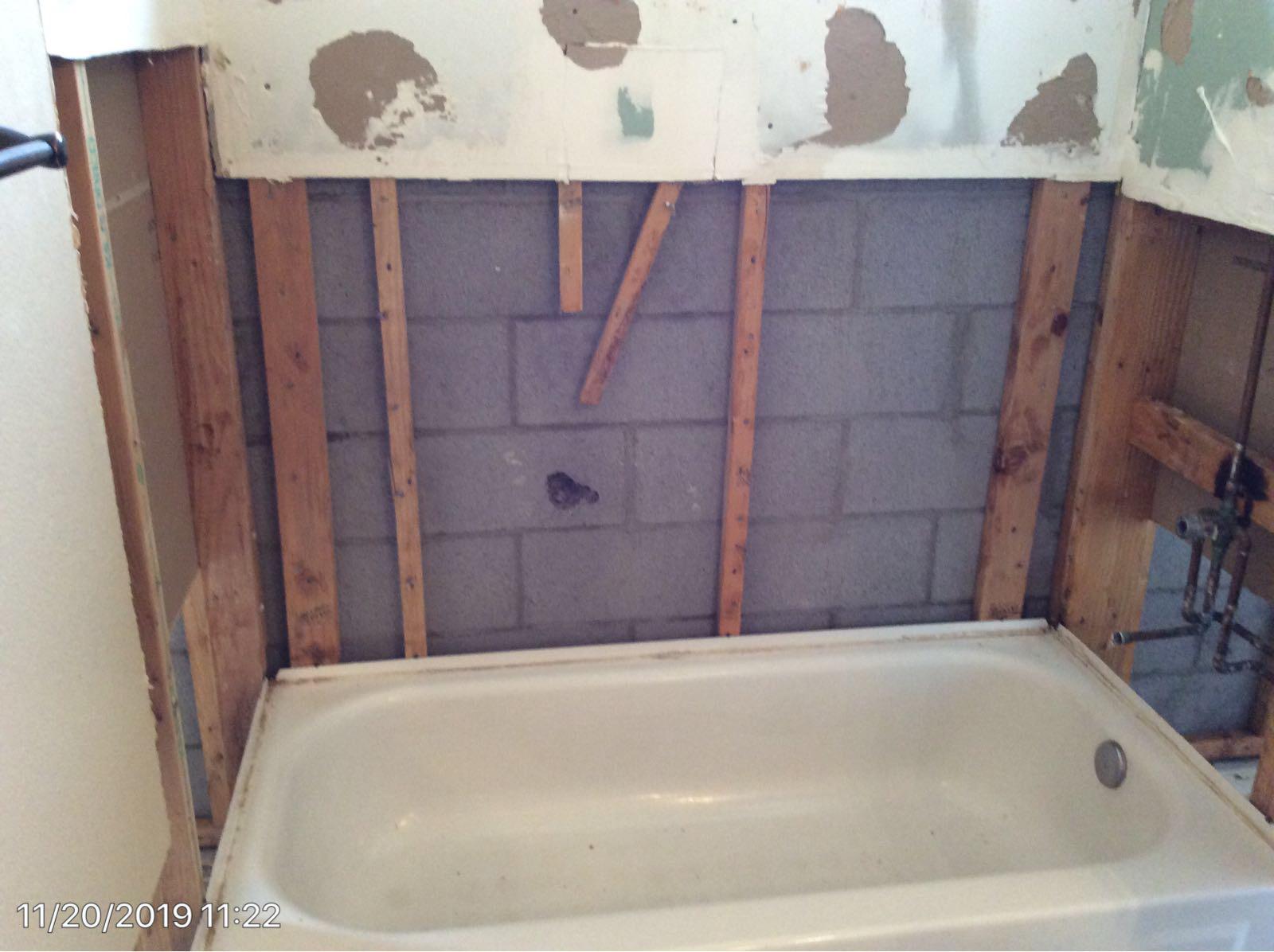Water can seep into the walls behind your tub and shower.
