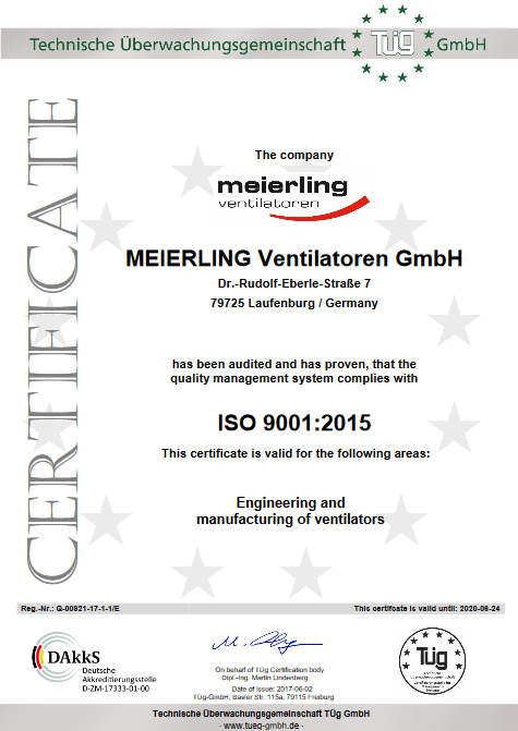 MEIERLING Ventilatoren GmbH, Dr.-Rudolf-Eberle-Strasse 7 in Laufenburg (Baden)