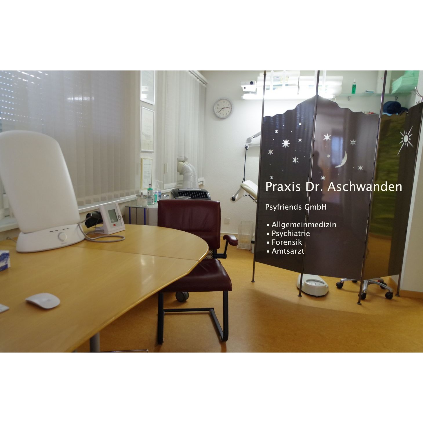 Praxis Dr. Aschwanden, Psyfriends GmbH Logo