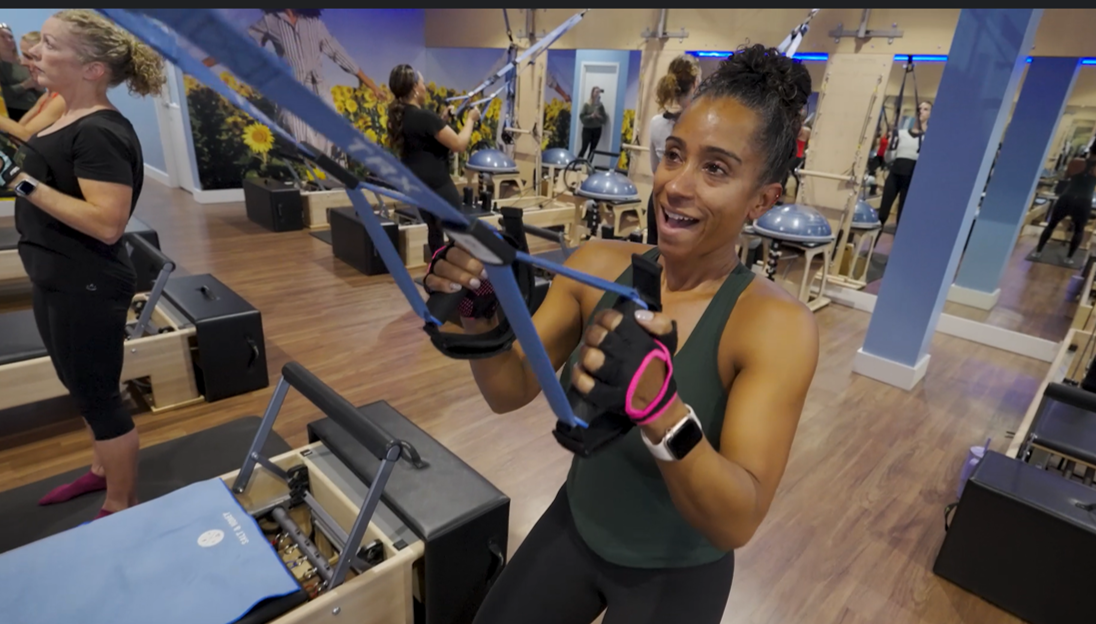 Reformer Pilates class at Club Pilates Papillion, NE