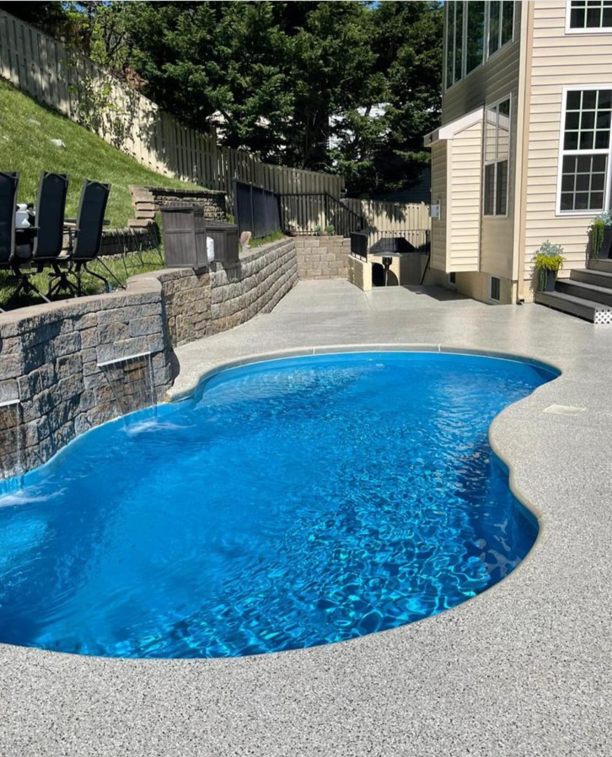 NiSe - Concrete Coatings offers premium pool deck solutions designed for durability, safety, and style. Our expertly crafted surfaces enhance the look and functionality of outdoor spaces, providing a long-lasting and low-maintenance finish. With a focus on quality and aesthetics, we create pool decks that complement any setting while standing up to the elements.