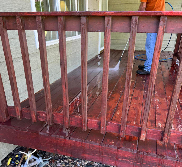 Deck cleaning restoration Sioux Falls SD