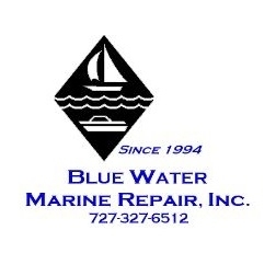Blue Water Marine Repair Logo