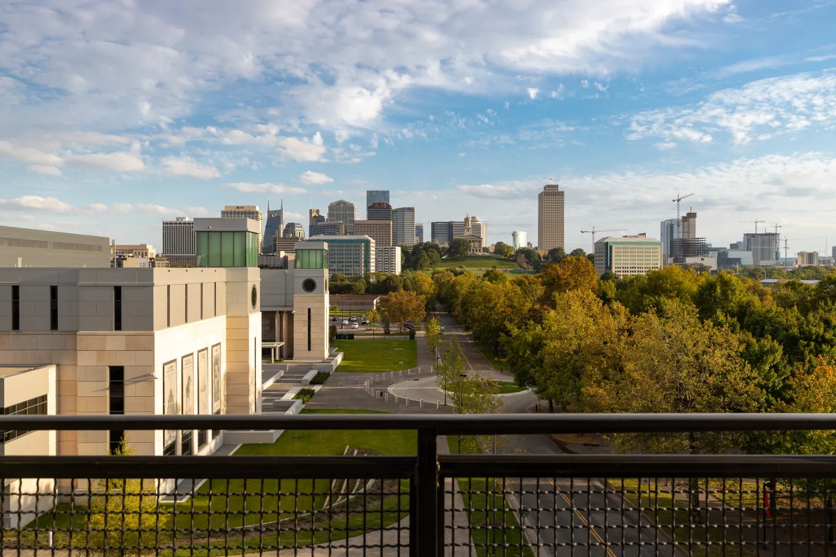 View from the balcony