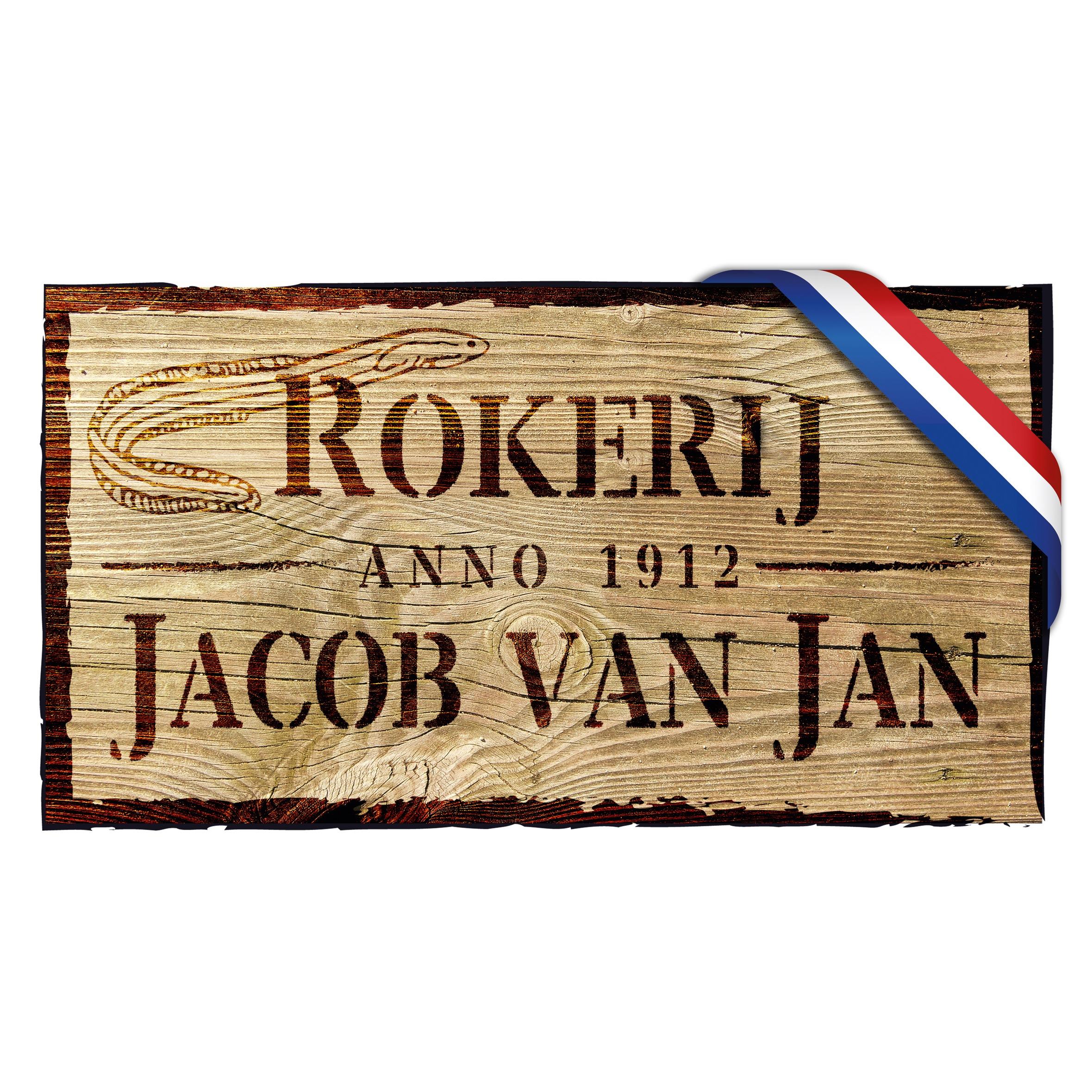 Palingrokerij Jacob van Jan Koelewijn Logo