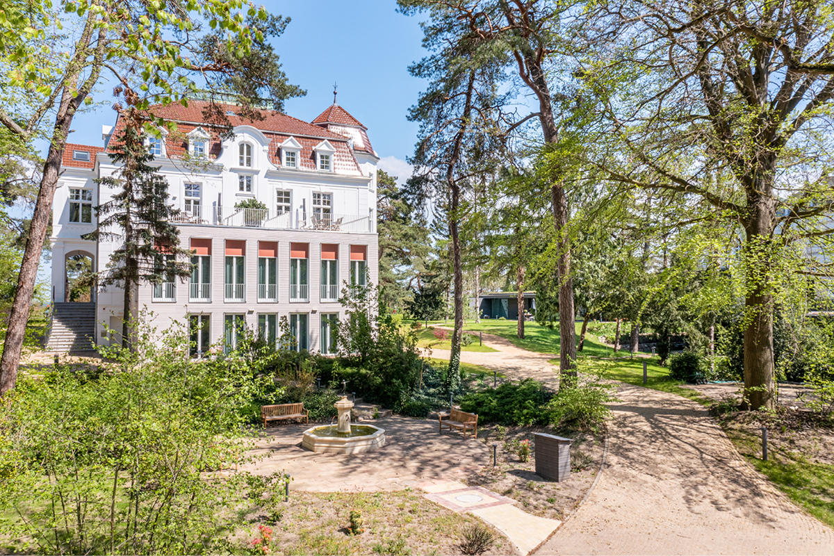 Villenpark der Pineblue Villas in Heringsdorf auf Usedom