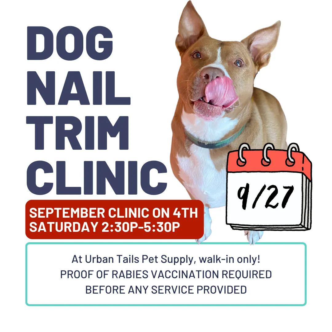 Image of Local Pet Event *Dog* Monthly Nail Trim Clinic -4th Saturday This Month- Nearby