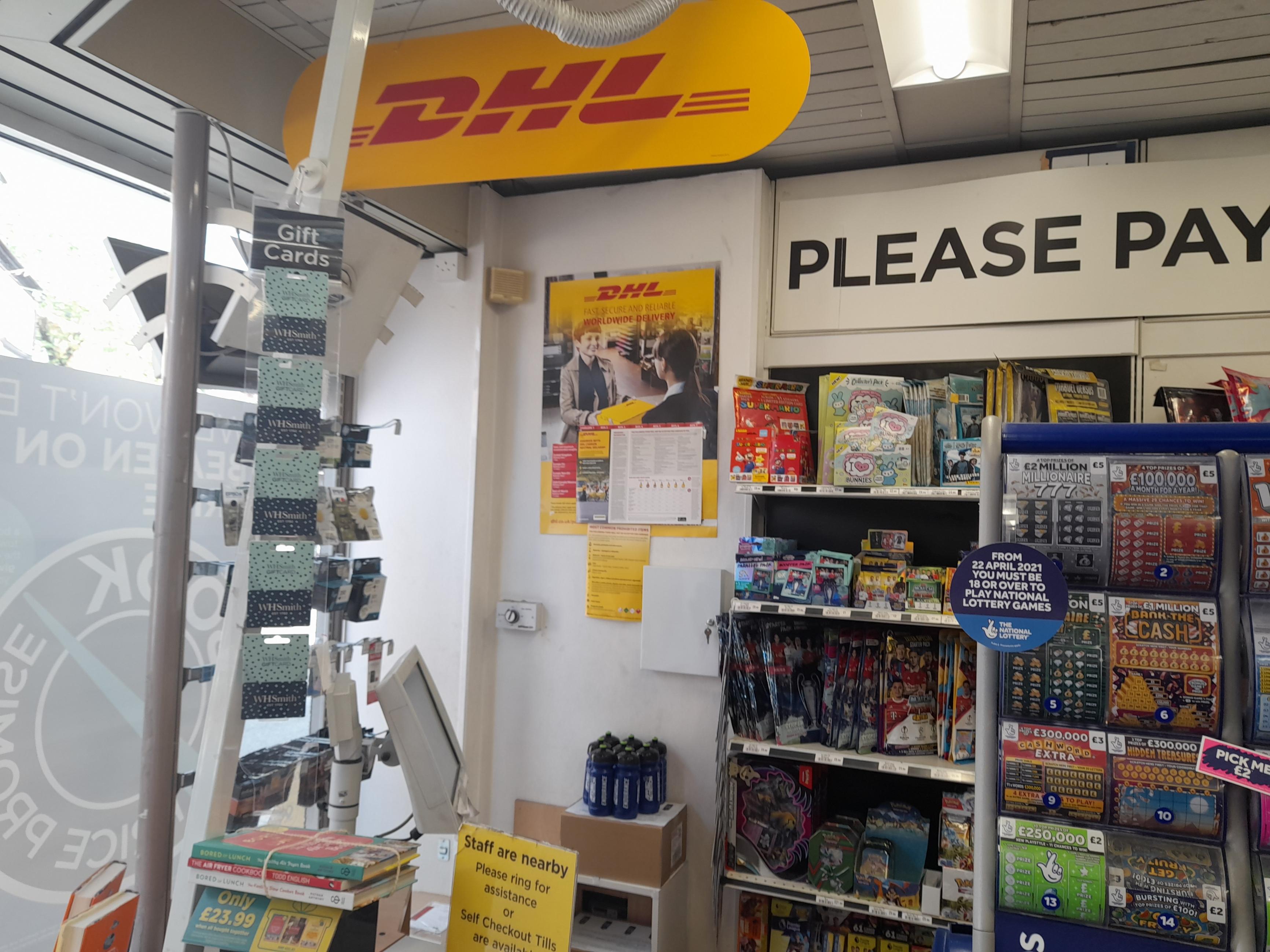 DHL Express Service Point (WHSmith Oswestry) Oswestry 08442 480844