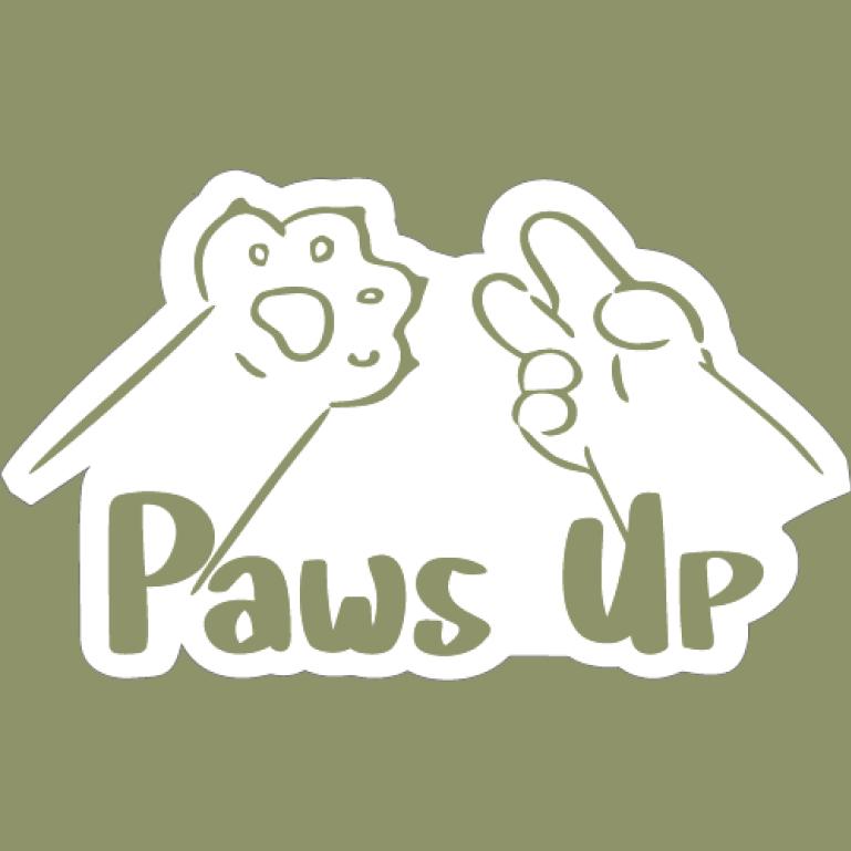 Paws Up Pet Grooming Logo
