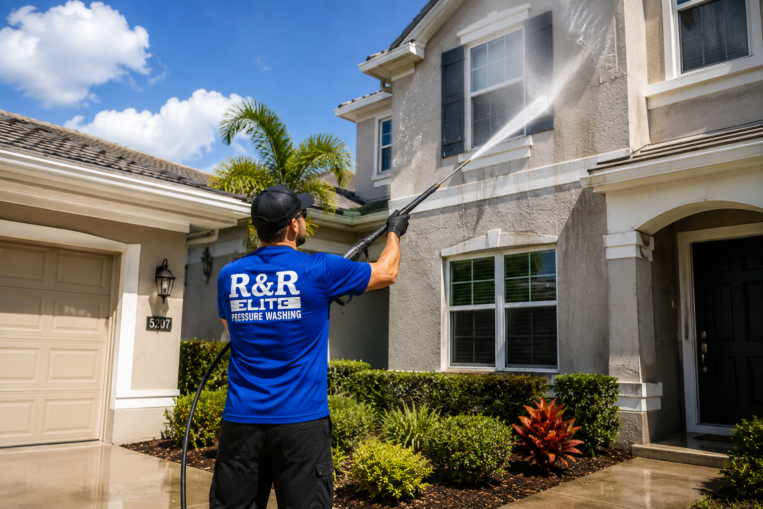 Refresh your home&rsquo;s exterior with professional house washing in Hunters Creek, FL. R & R Elite Pressure Washing uses a gentle soft-wash approach to clean exterior surfaces while helping restore a brighter, well-maintained appearance.