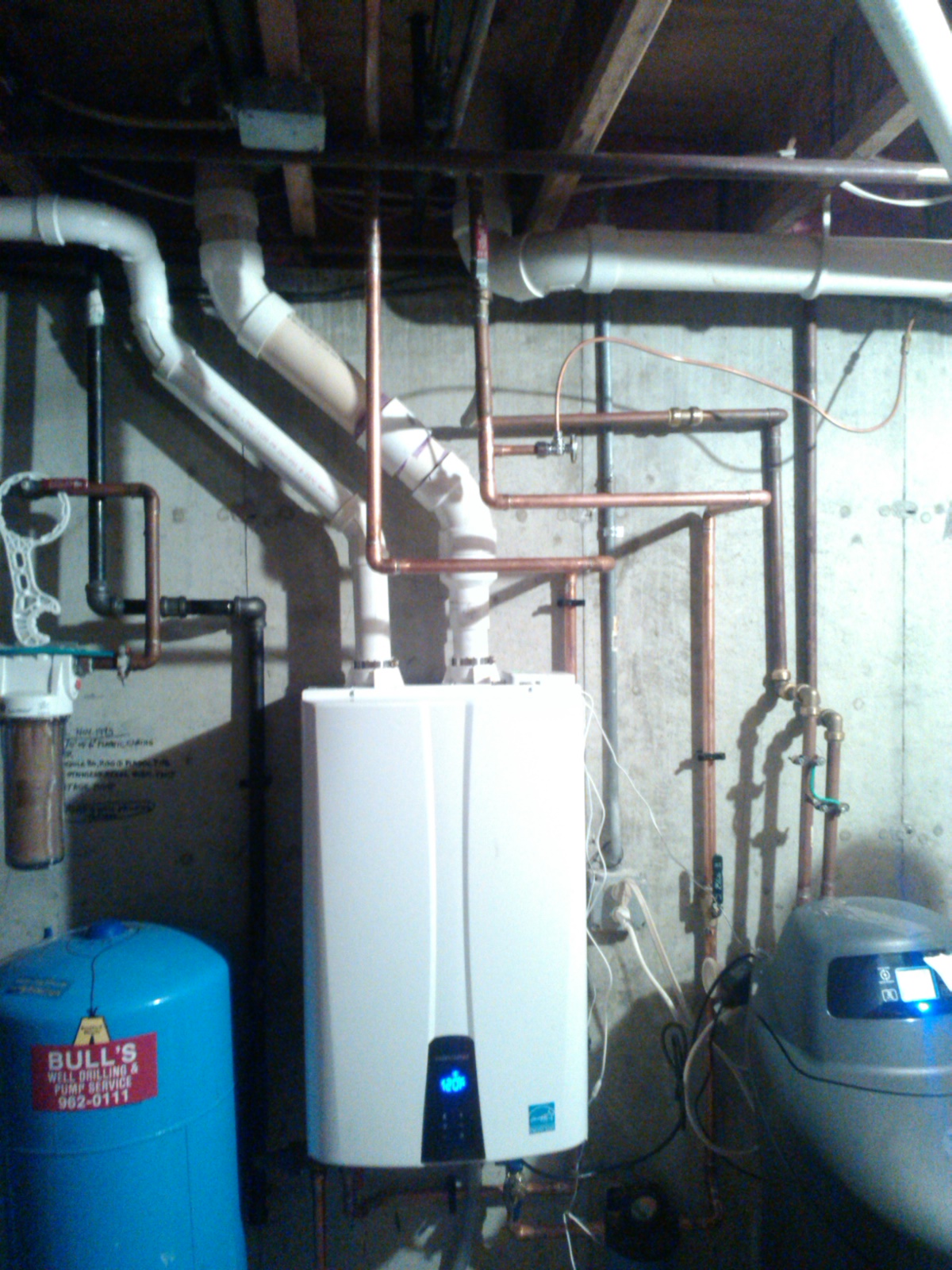 Tankless installation 